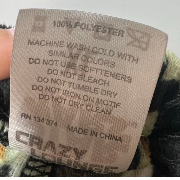 STAR WARS Crazy Lounge Baby Yoda Fleece Pajama Pants Drawstring Pull On Mens XL - Picture 7 of 8